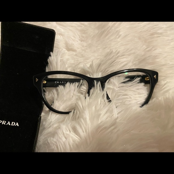 Prada Black Classic Cateye prescription Frame - Picture 3 of 9